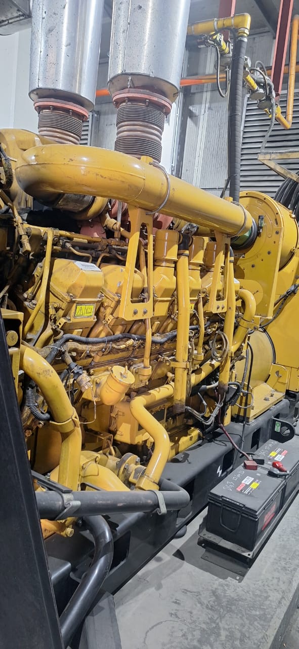 Industrial generator engine