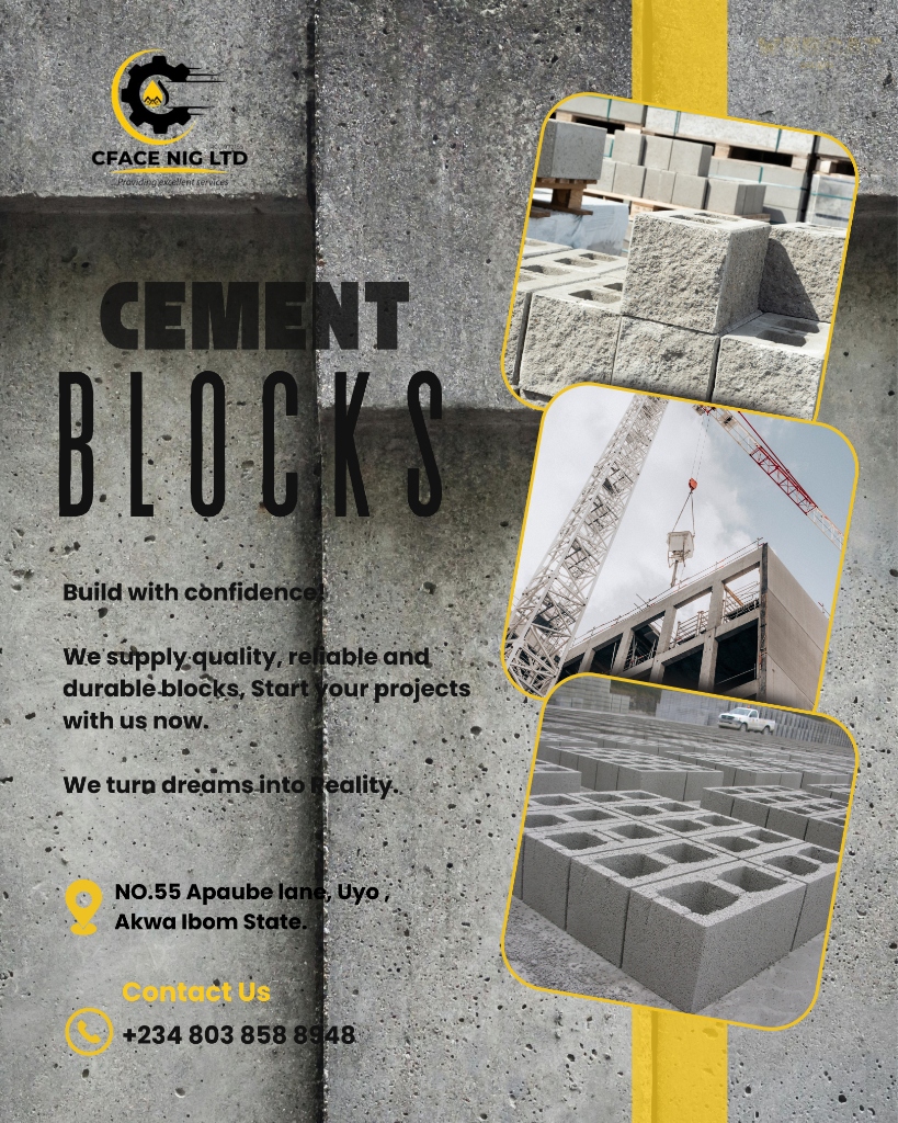 CFACE Cement Blocks brochure