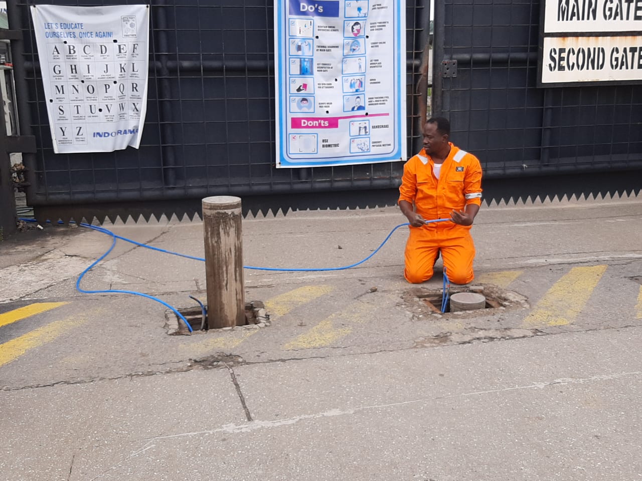 Bollard installation